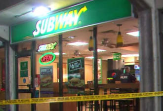多伦多快餐店Subway发生凶杀案 男子被刺受伤