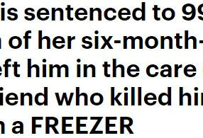 美夫妇逃亡宝宝竟吃下冰毒 母亲藏尸于冰箱获刑