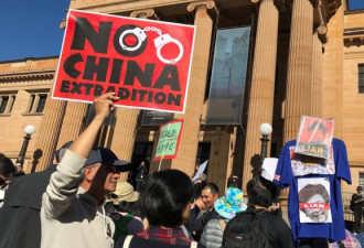澳洲警方：中港留学生示威中的辱骂行为违法