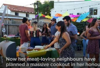 素食女子状告邻居烤肉 数千网友要在其门前烤肉