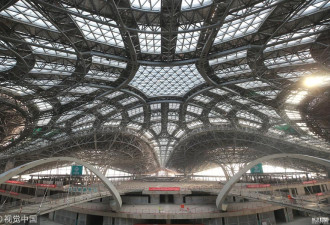 北京新机场内部结构曝光 如&quot;星际空间站&quot;