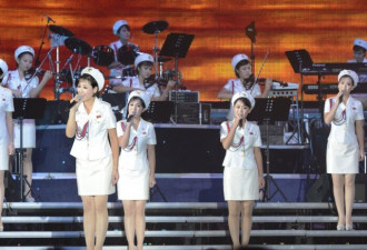 朝鲜国家级乐团台前幕后画面首次公开