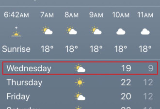 多伦多明日气温骤降至个位数！冻死了！