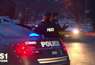 多伦多西区枪击：19岁男子受重伤 嫌犯在逃