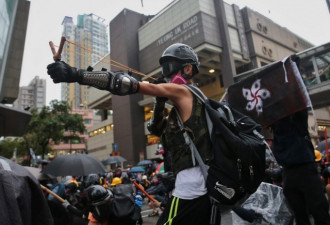 香港学生首承认：暴力示威背后有“专业顾问”