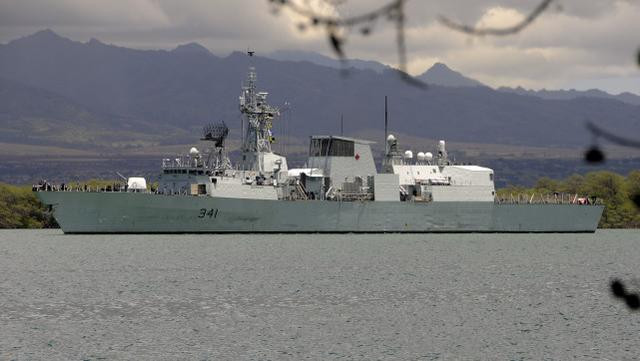 台媒：加拿大海军一艘护卫舰穿越台湾海峡