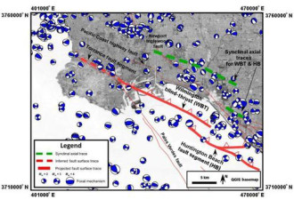美国南加州发现地下断层 专家：苏醒恐酿强震