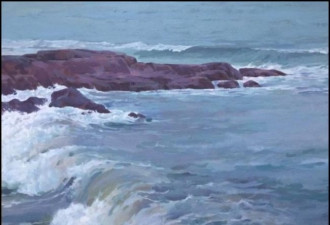 一个画家眼中的温哥华：海风与海浪