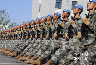 现场：直击首次亮相中国阅兵式维和部队训练
