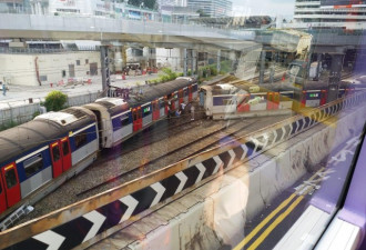 港铁红磡站列车出轨，暂未有伤亡报告