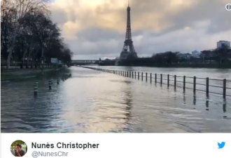 巴黎塞纳河涨水被玩坏了! 最搞笑推特一览