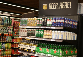 安省多87间超市可以卖啤酒 4月增至370间