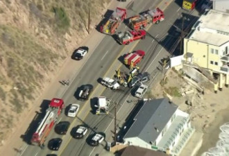 加州一号公路重大车祸多车连环撞 11人伤