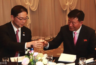韩国政府设宴欢迎朝鲜冬奥拉拉队 吃的全是小菜