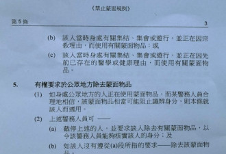 香港《反蒙面法》具体规定？全文在这里！