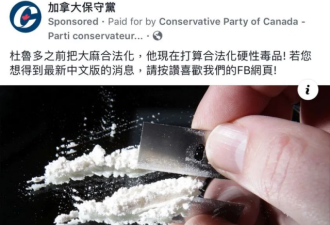保守党被批制造假新闻，中文广告误导华人选民