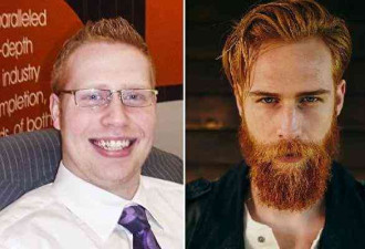英国男子留胡子不仅改变了面貌更让他翻转人生