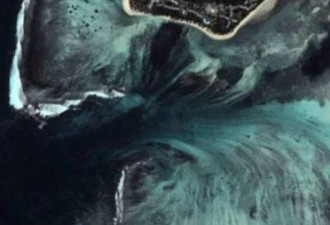 毛里求斯出现罕见“海底瀑布”，令人恐怖！
