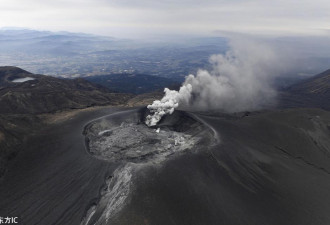 日本火山突然爆发性喷发或是大地震前兆