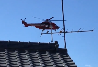 日本救灾直升机失误,女子从40米空中坠落身亡