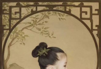 南京帅爸把女儿画成中式小仙女 美得让人想生娃