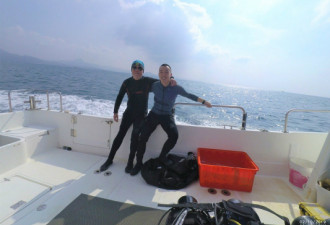 大陆游客在台湾潜水失踪 台海巡队搜寻6天未果