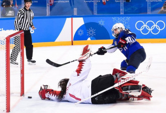 加拿大女子冰球队点球大战败于美国痛失金牌