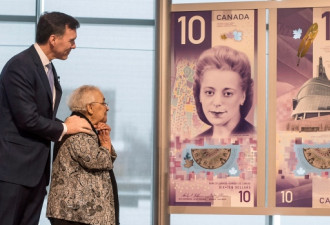 加拿大发行印有黑人女性的10元纸币