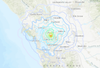 旧金山昨夜突发地震 专家：未来几天会有更大的