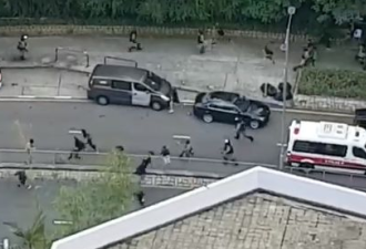 30名黑衣人“误入”停车场 被港警一网打尽