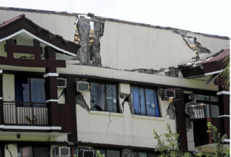 规模6.5菲律宾本月第3震 传有饭店坍塌10人受困