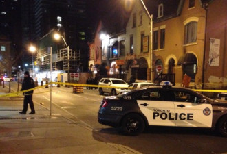 多伦多市中心央街枪案 30岁男子中枪受伤