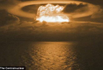 美国首次氢弹实验的视频对外公布 宛如世界末日