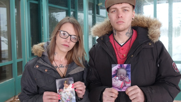 Tessa McAllister and Cody Hay believe their daughter Blayke could have been saved had she been admitted to the Miramichi Regional Hospital.