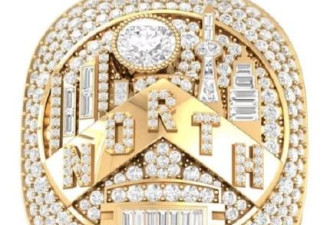 猛龙打造史上最豪总冠军戒指，镶嵌650颗钻石