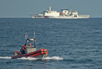 美海岸警卫队闯入黄海 中国万吨海警船近距监视