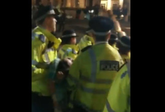 伦敦人民和平抗议活动 警方8天拘捕1457人