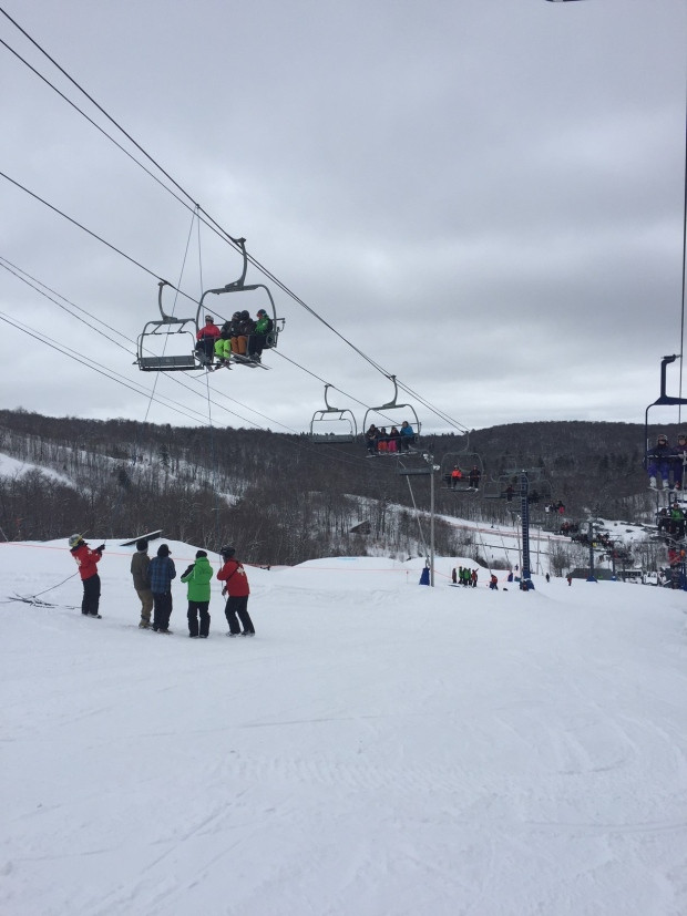 skiers stranded on ski lift Camp Fortune March 10, 2018