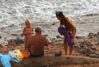俄女游客埃及海水中分娩 之后淡定上岸