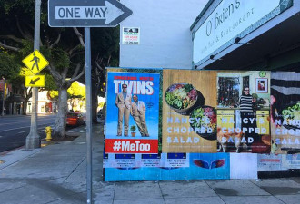 施瓦辛格批判川普遭反讽 讽刺画贴满洛杉矶街头