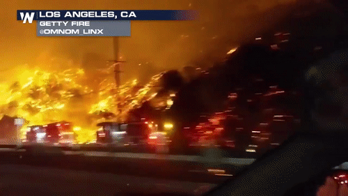 大火蔓延，加州进入紧急状态 仿佛地狱