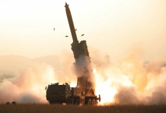 朝鲜宣布成功试射超大型火箭炮 金正恩极满意
