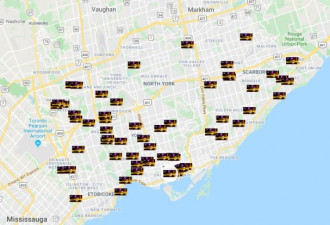 多伦多更新2019凶案地图，仍是全球最安全城市