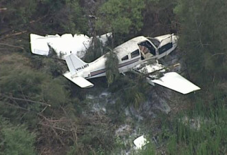一飞机在悉尼坠毁，女飞行员淡定从残骸中走出
