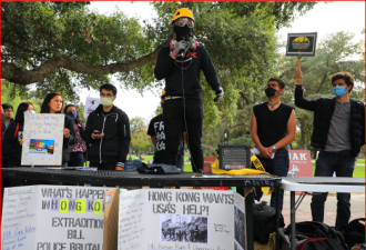 香港抗议将冲突与分歧蔓延至美国校园