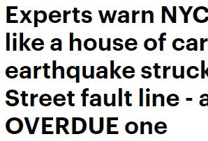 纽约：百年一遇的大地震将随时发生！