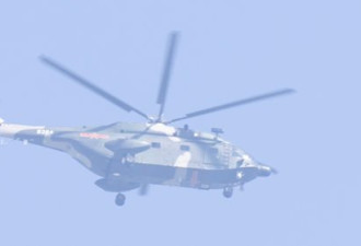 中共军用直升机在港中大上空盘旋 动机不明