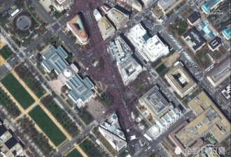 卫星图告诉你有多少人参加美国反枪支游行
