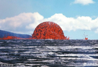 这张49年前的火山喷发照片火了，超级震撼！