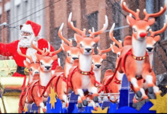 本周日中午12点半多伦多举行圣诞游行